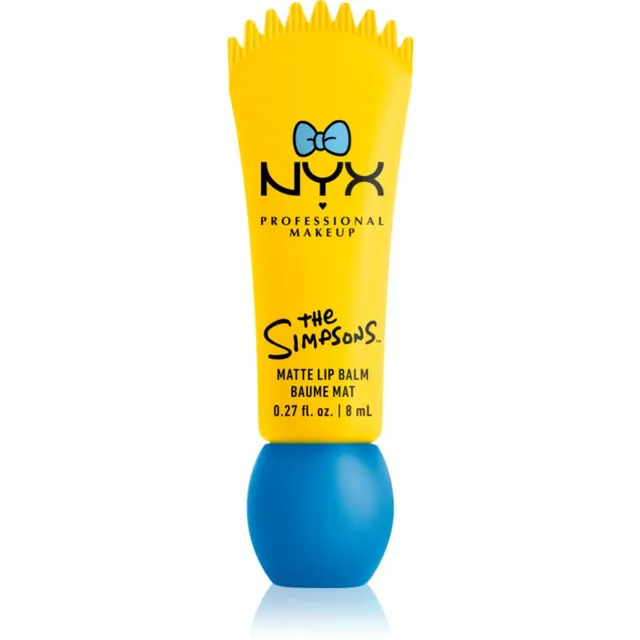 NYX Professional Makeup The Simpsons Smushy Huulepalsam mati efektiga varjund Peekaboo Blue 8 ml
