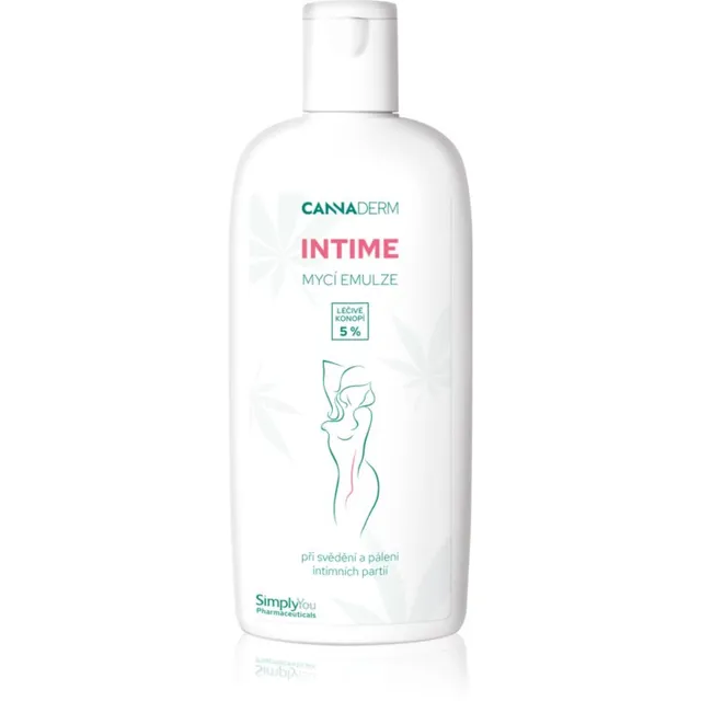 Cannaderm Intime Cleansing emulsion Emulsioon naiste intiimhügieeniks kanepiõliga 200 ml