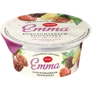 Kohupiimakreem rosinatega, EMMA, 150 g