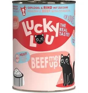 Lucky Lou konserv kassile kodulinnu- ja veiselihaga, teraviljavaba