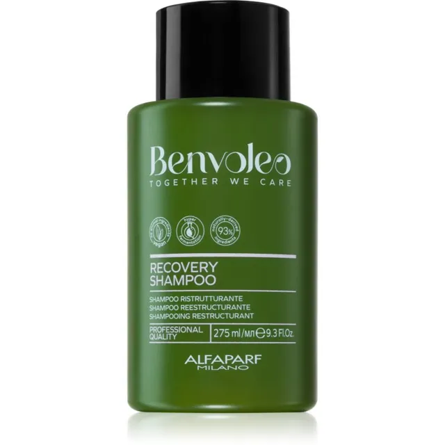 Alfaparf Milano Benvoleo Recovery Restruktureeriv šampoon kahjustatud juustele 275 ml