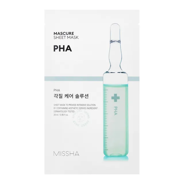 Mascure Peeling Solution Sheet Mask PHA kooriv kangasmask 28ml