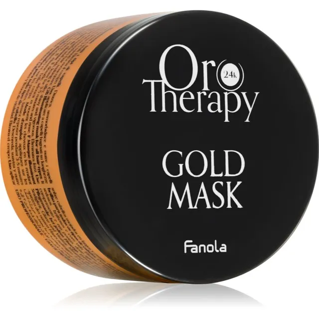 Fanola Oro Therapy Gold Mask Niisutav mask kuivadele ja tõrksatele juustele 300 ml
