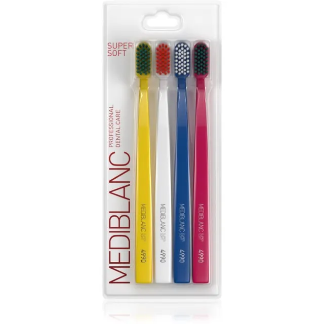 MEDIBLANC 4990 Super Soft hambaharjad superpehme 4 tk