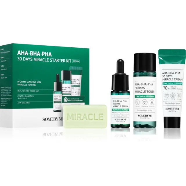 Some By Mi AHA∙BHA∙PHA 30 Days Miracle Starter Kit komplekt probleemsele nahale, akne vastu