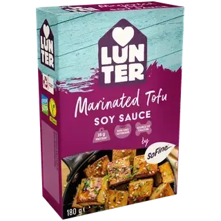 Lunter sojakastmes marineeritud tofu, 180 g