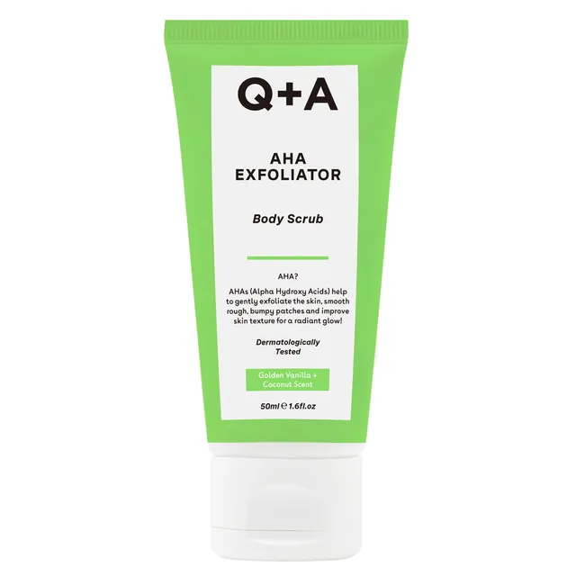 Q+A AHA Exfoliator Body Scrub 50ml