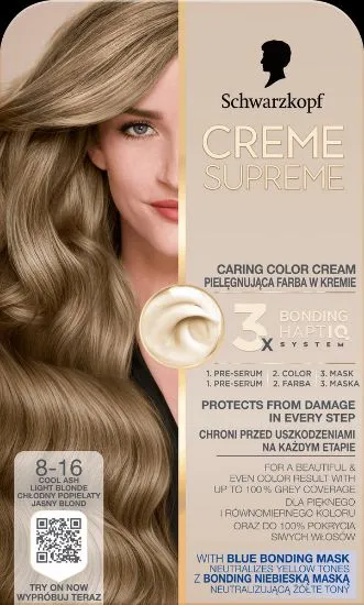 Schwarzkopf Crème Supreme 8-16 LOOMULIK TUHKBLOND
