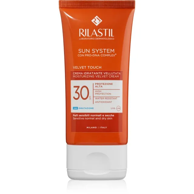 Rilastil Sun System Velvet Touch Kaitsev näokreem SPF 30 50 ml
