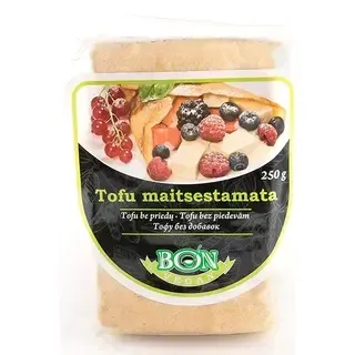 Tofu maitsestamata laktoosivaba, BON VEGAN, 250 g