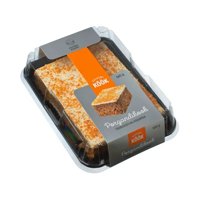 Porgandikook toorjuustuglasuuriga, SELVERI KÖÖK, 560 g