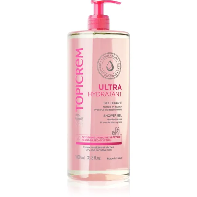 Topicrem UH BODY Gentle Cleansing Gel Õrn puhastusgeel näole, kehale ja juustele 1000 ml