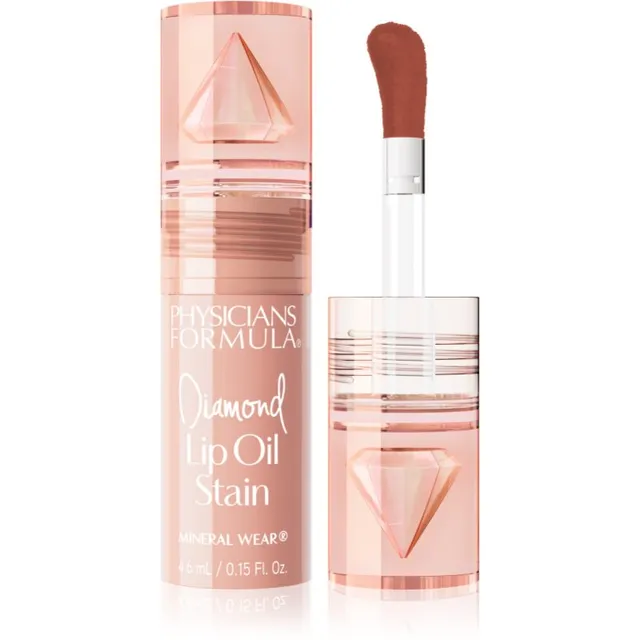 Physicians Formula Mineral Wear® Diamond Lip Oil Stain Toonitud huuleõli varjund Natural Nude 4.6 ml