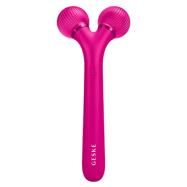 GESKE SmartAppGuided Sonic Facial Roller 4in1 Magenta