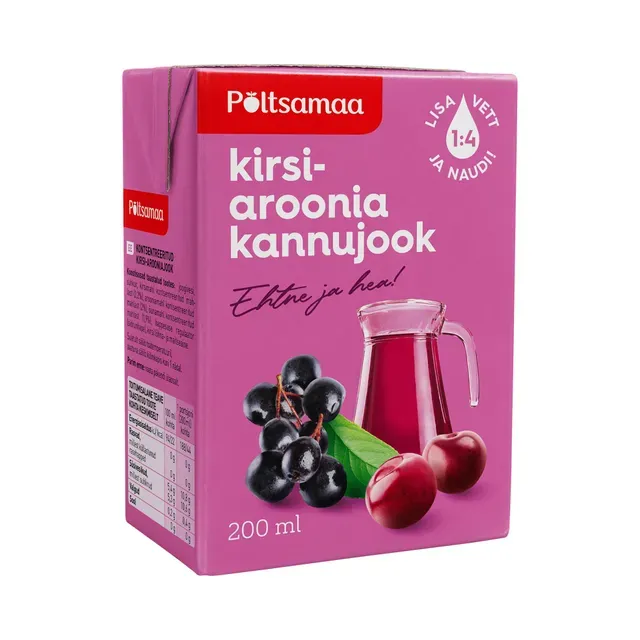 Kirsi-aroonia kannujook, PÕLTSAMAA, 200 ml