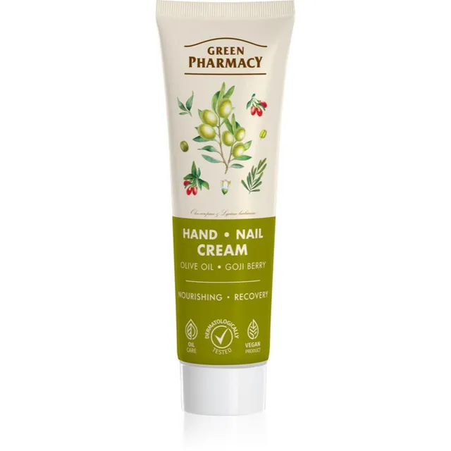 Green Pharmacy Olive & Goji Berry Hand & Nail Cream Kätekreem 100 ml