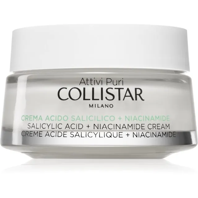 Collistar Attivi Puri Salicylic Acid + Niacinamide Rahustav kreem salitsüülhappega 50 ml