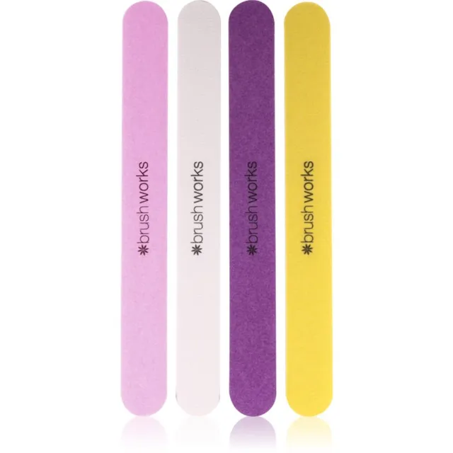 Brushworks Nail Files Coloured Küüneviilide komplekt küüntele