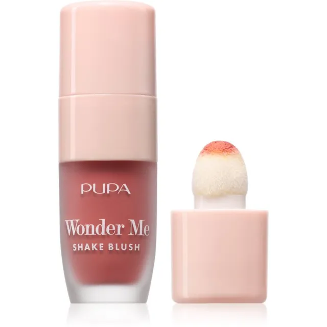 PUPA Milano Wonder Me Shake Blush Kreemjas põsepuna sära andva efektiga varjund 001 5.5 ml