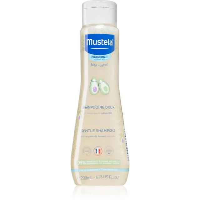 Mustela Bébé Õrn šampoon lastele sünnist alates 200 ml