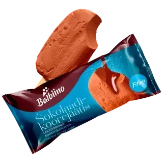 Fitlapi laktoosivaba šokolaadi-koorejäätis, BALBIINO, 52 g