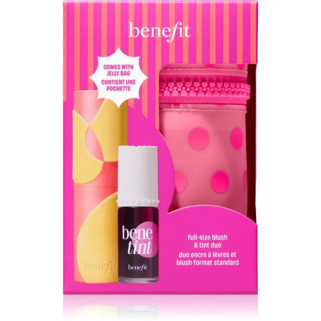 Benefit Color Crew Tint & Gel Blush Duo Set Dekoratiivkosmeetika komplekt naistele