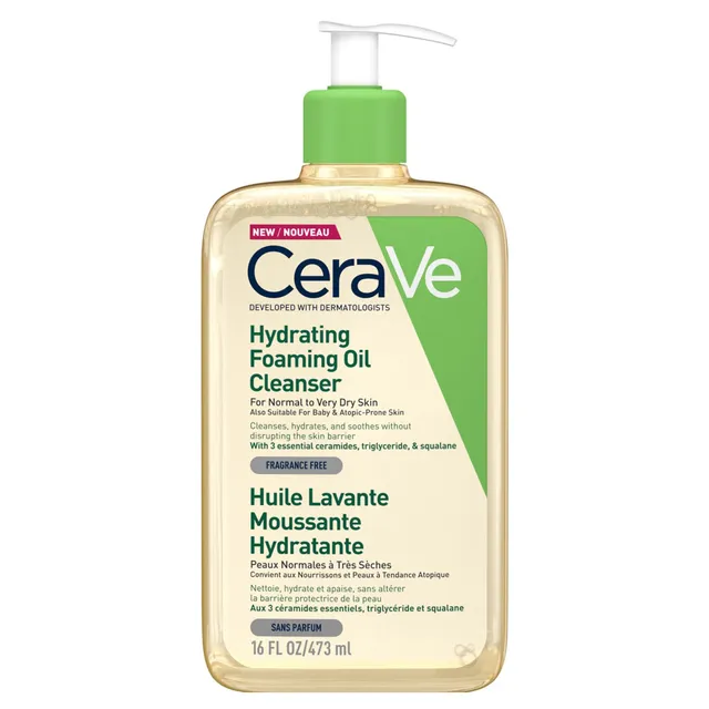 CERAVE Hydrating Foaming Oil Cleanser 473ml