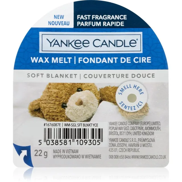 Yankee Candle Soft Blanket sulatusvaha 22 g