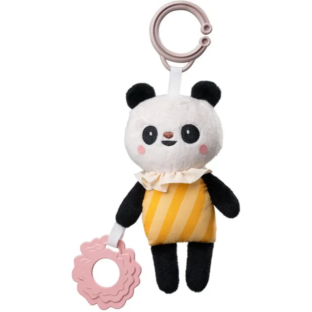 Taf Toys Activity Toy Pamela the Panda kontrastne rippuv mänguasi hammustava osaga 1 tk