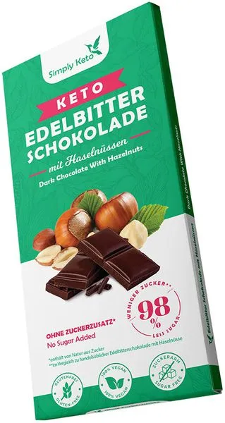 Tume šokolaad 60%, sarapuupähklitega, KETO