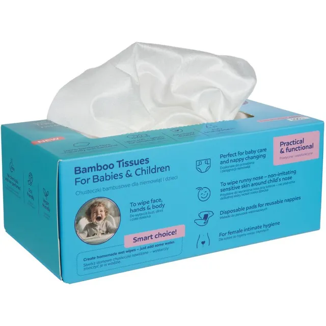 Canpol babies Bamboo Tissues Postpartum Pads salvrätikud bambusest 100 tk