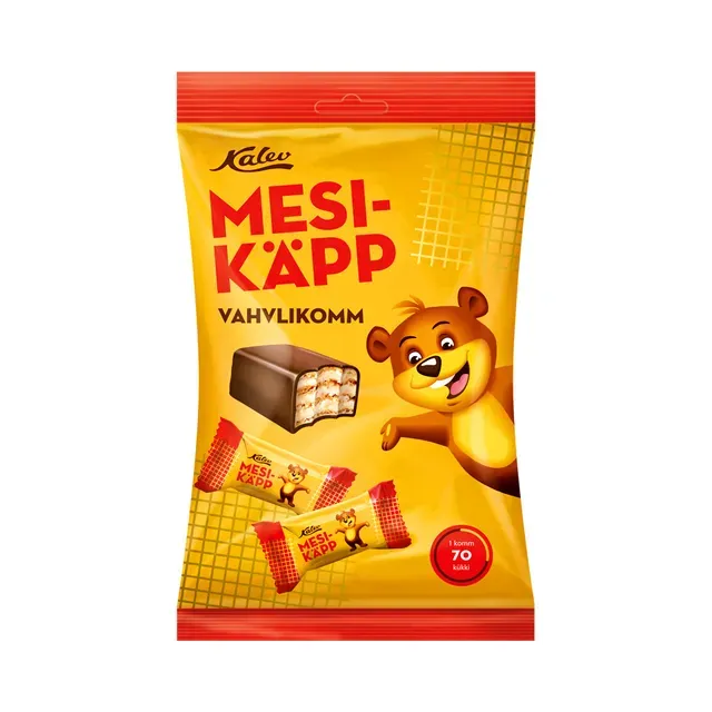 Vahvlikompvek Mesikäpp, KALEV, 150 g