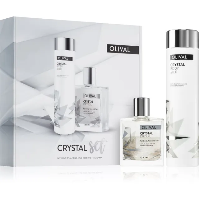 Olival Crystal Kinkekomplekt toitva ja niisutava toimega