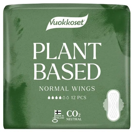 Vuokkoset hügieeniside Plant Based Normal Wings 12 tk