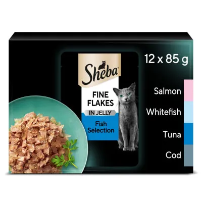 Kassitoit Sheba kalavalik tarretises 12x85g