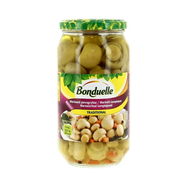 Šampinjonid traditsiooniliselt marineeritud, BONDUELLE, 540 g