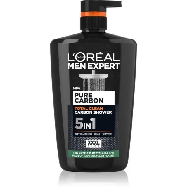 L’Oréal Paris Men Expert Pure Carbon Dušigeel viis-ühes 1000 ml