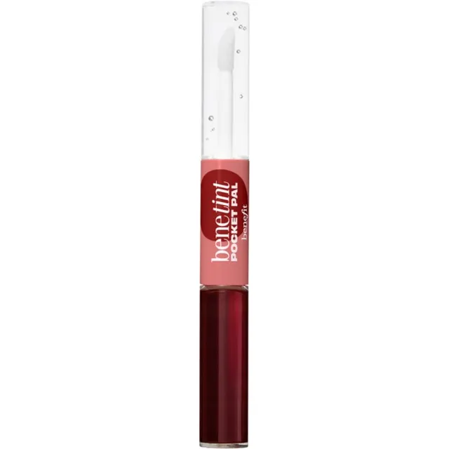 Benefit Benetint Pocket Pal Kauapüsiv vedel huulepulk sära andev varjund Dark Cherry 5.2 ml