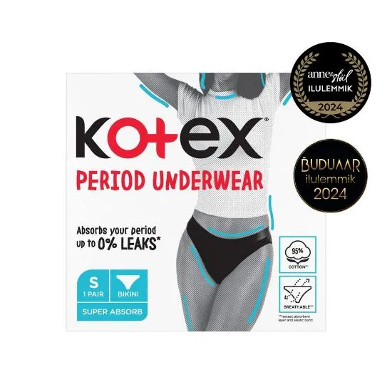 Kotex Period aluspesu suurus S 1tk