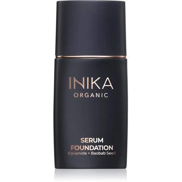 INIKA Organic Serum Foundation Jumestuseerum kauni näonaha saavutamiseks varjund Nourish 25 ml