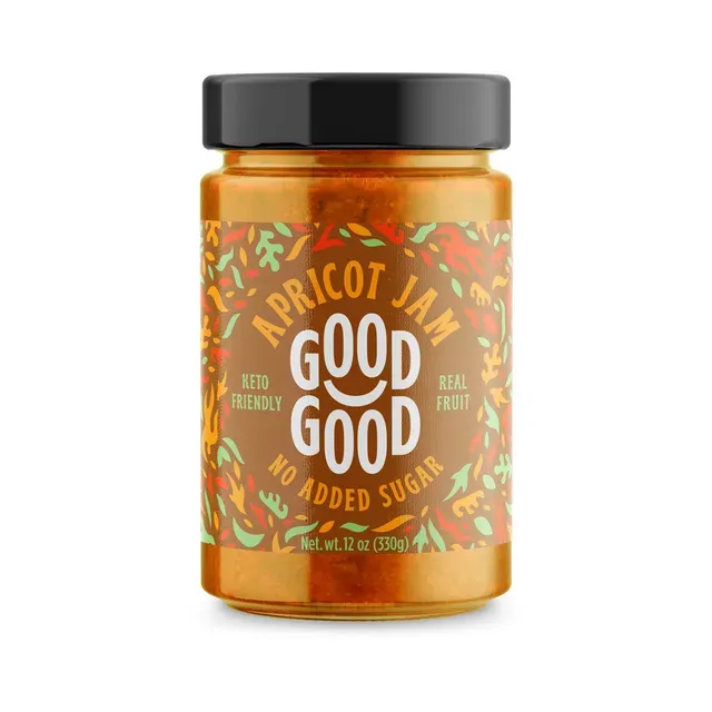 Aprikoosimoos steviaga, GOOD GOOD, 330g