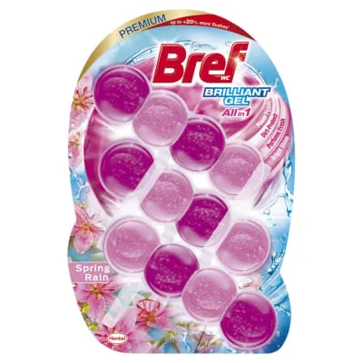 WC värsk. Bref Brill. gel Spring rain 3x42g