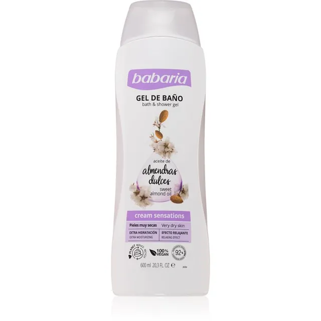 Babaria Almendras Dušigeel 600 ml