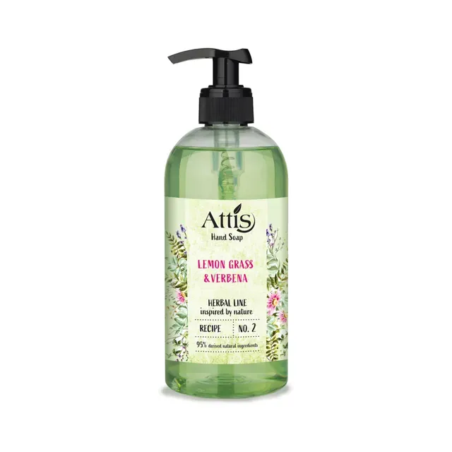 Vedelseep Herbal sidrunhein&raudürt, ATTIS, 500ml