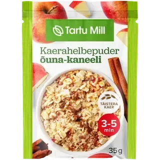 Kaerahelbepuder õuna-kaneeli, TARTU MILL, 35 g