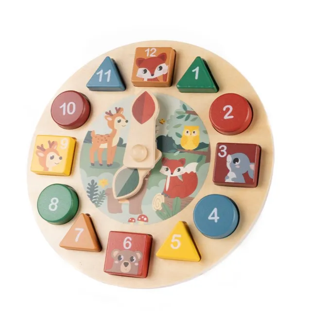 Zopa Wooden Clock aktiveeriv mänguasi puidust 1 tk