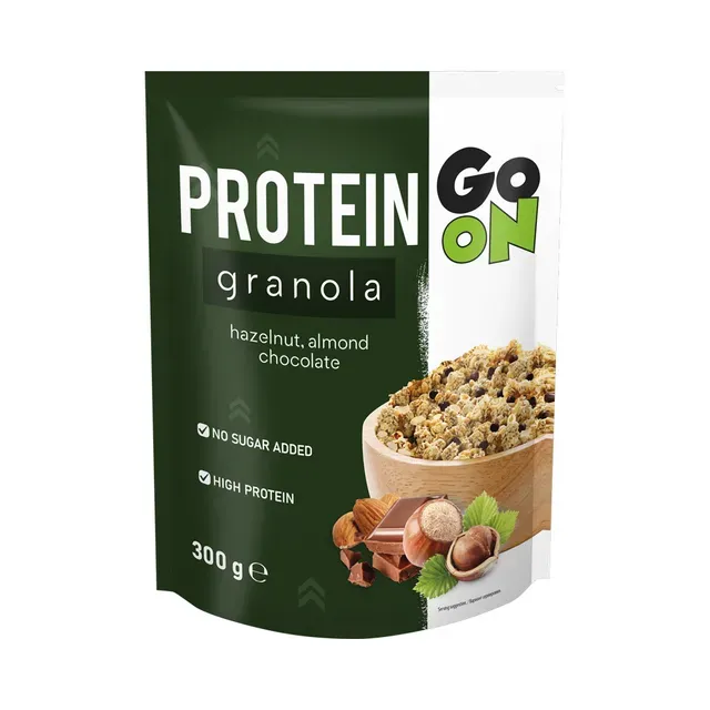 Proteiinigranola pähklite ja šokolaadiga, Go On, 300 g