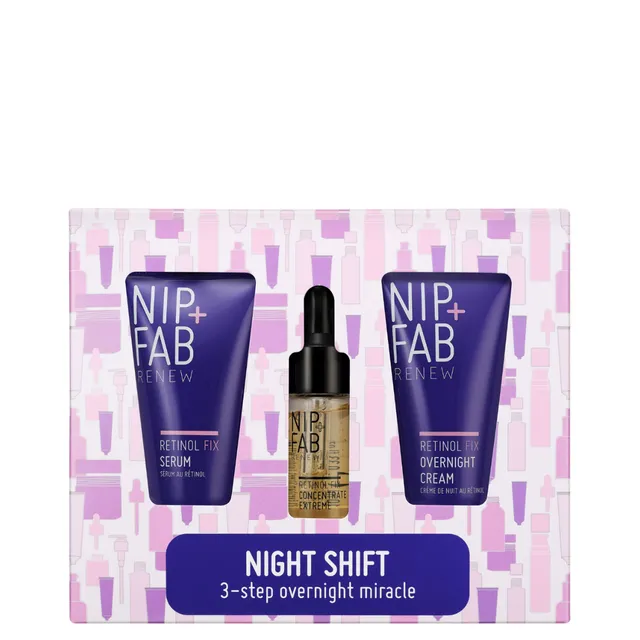 NIP+FAB Night Shift Trio komplekt