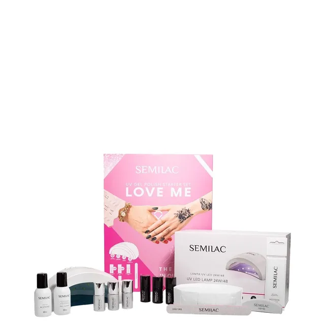 SEMILAC UV Gel Polish Love Me Gift Set