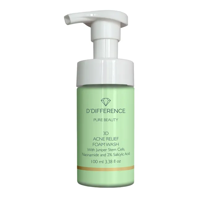 D´DIFFERENCE 3D Acne Relief Foam Wash 100ml